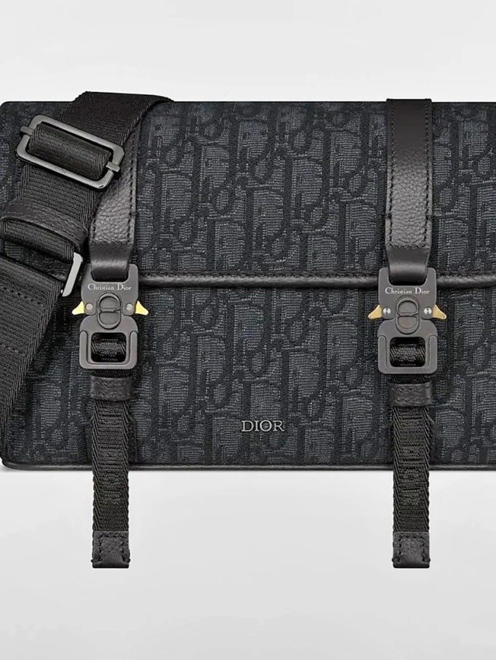 Dior Rider Messenger Bag Black Dior Oblique Jacquard